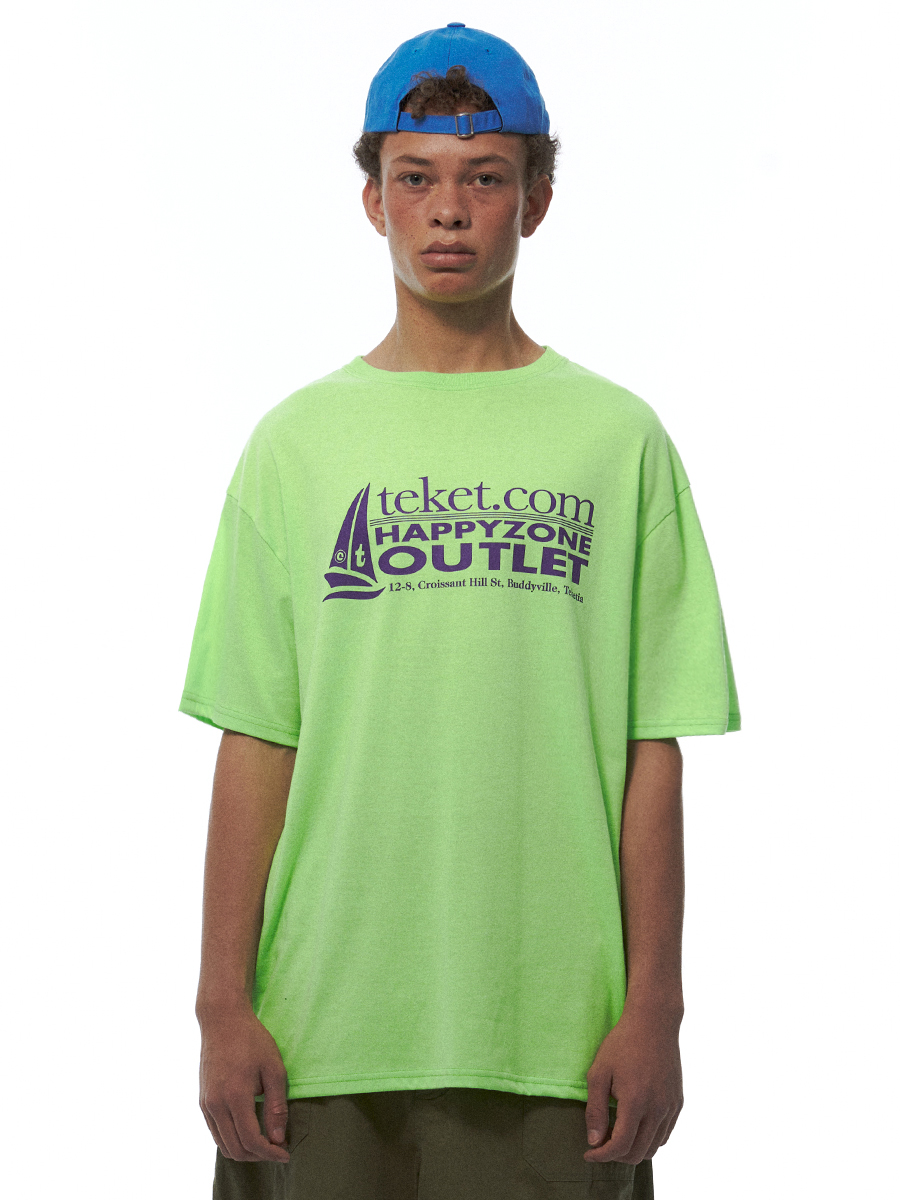 Happy Zone Tee Neon - teket