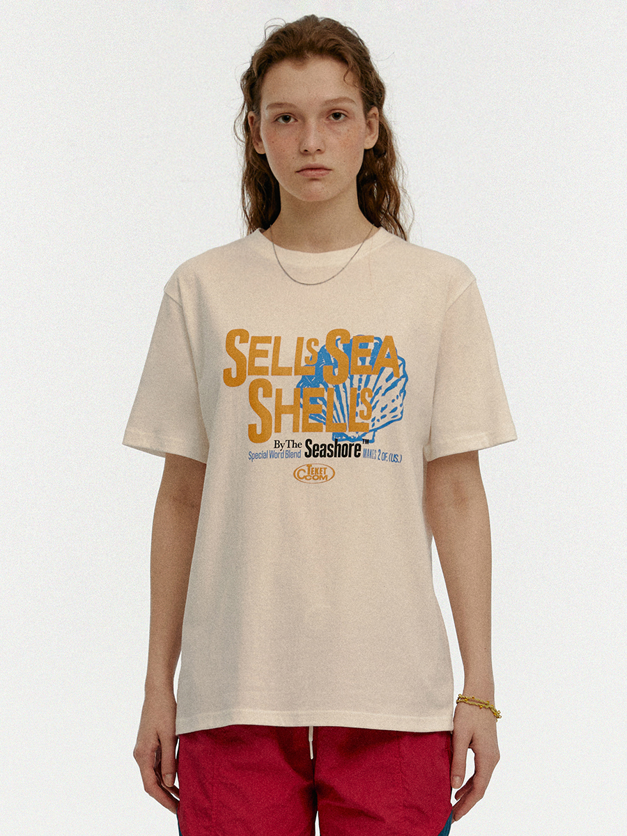 [teket] / ☆ 24SS Sea Tee / Blue / UNISEX Sea Tee Blue - teket