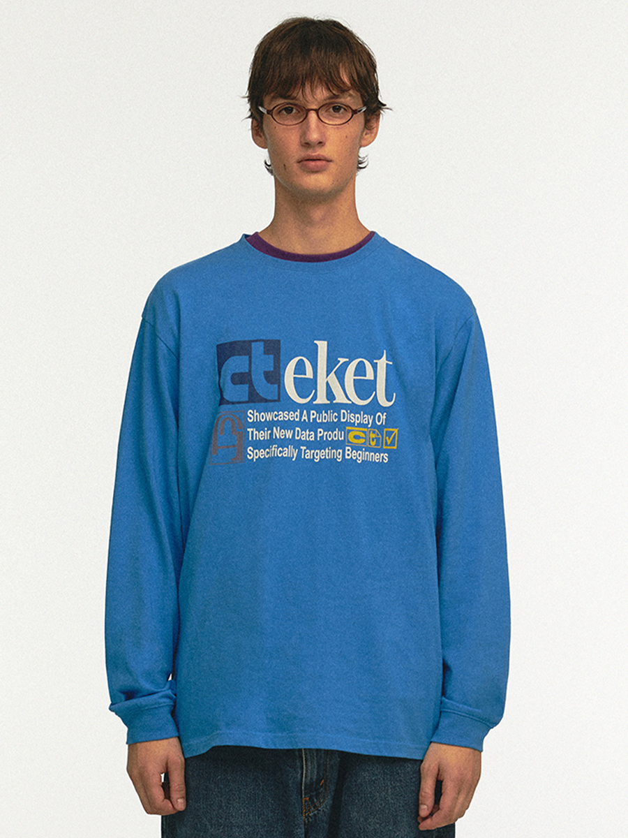 Tシャツ・カットソー teket Plan L/S Tee 5JH1178 Tees - teket