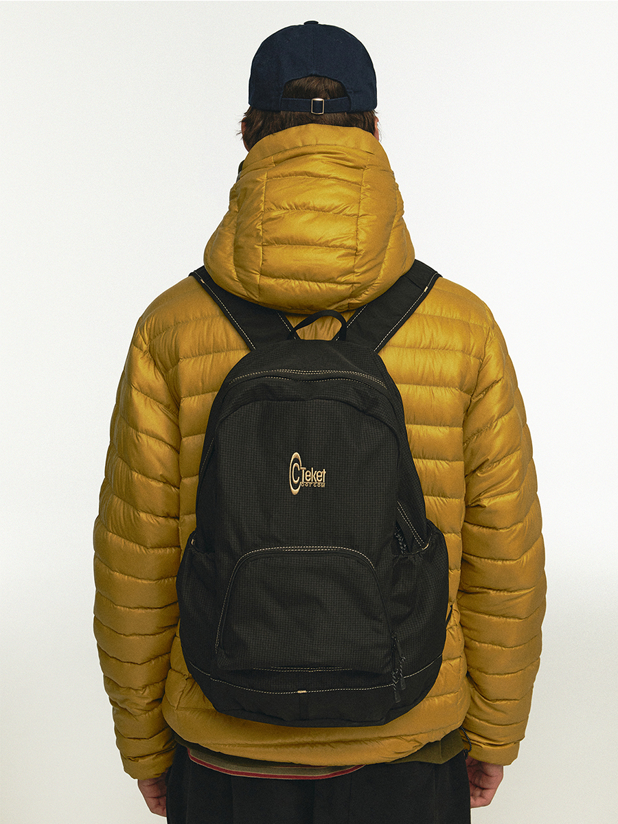 【teket】24fw Symbol Backpack Symbol Backpack Black - teket