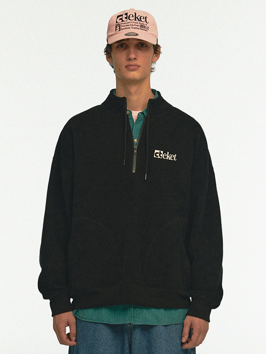Halfway zip up hoodie deals