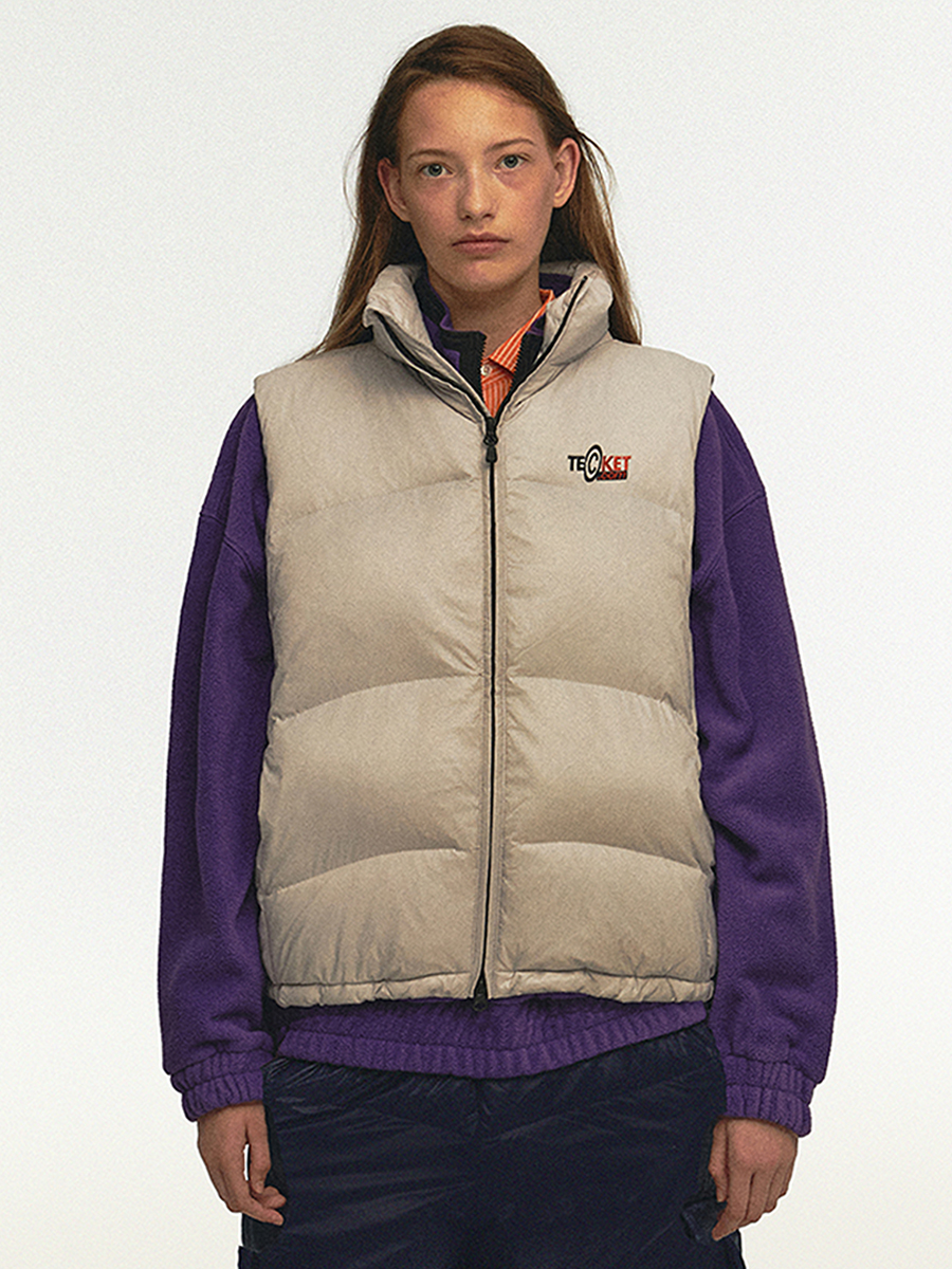 【teket】24fw Dot-com Down Vest Dot-com Down Vest Navy - teket