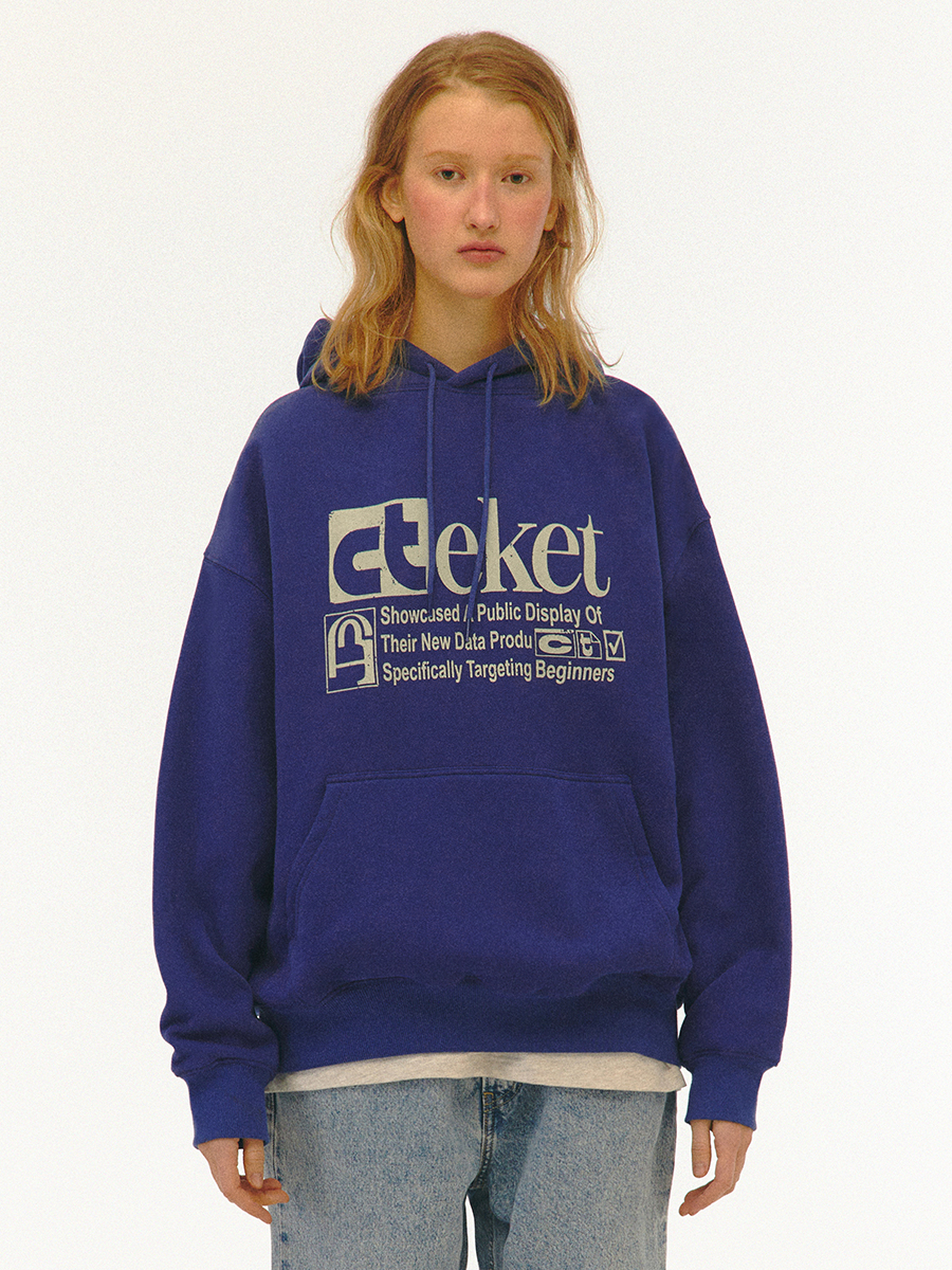 Plan Hoodie Melange Gray - teket
