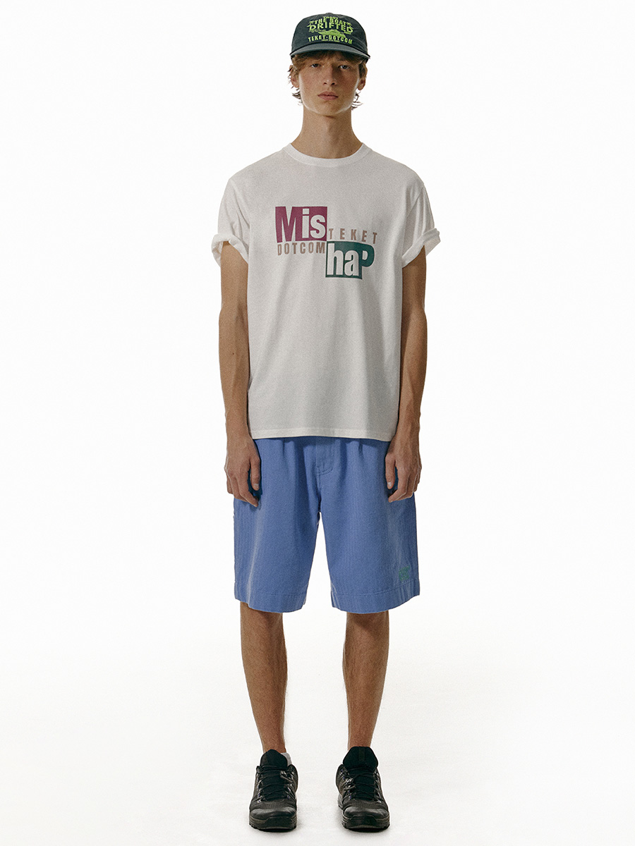 [teket] / ☆ 25SS Com Shorts / Cream Com Shorts Cream - teket