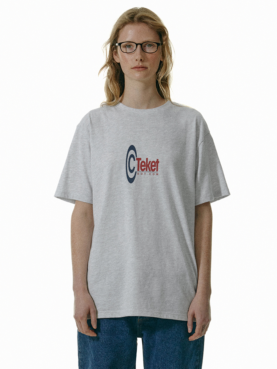 [teket] / ☆ 25SS Symbol Tee / Melange Gray Symbol Tee White - teket