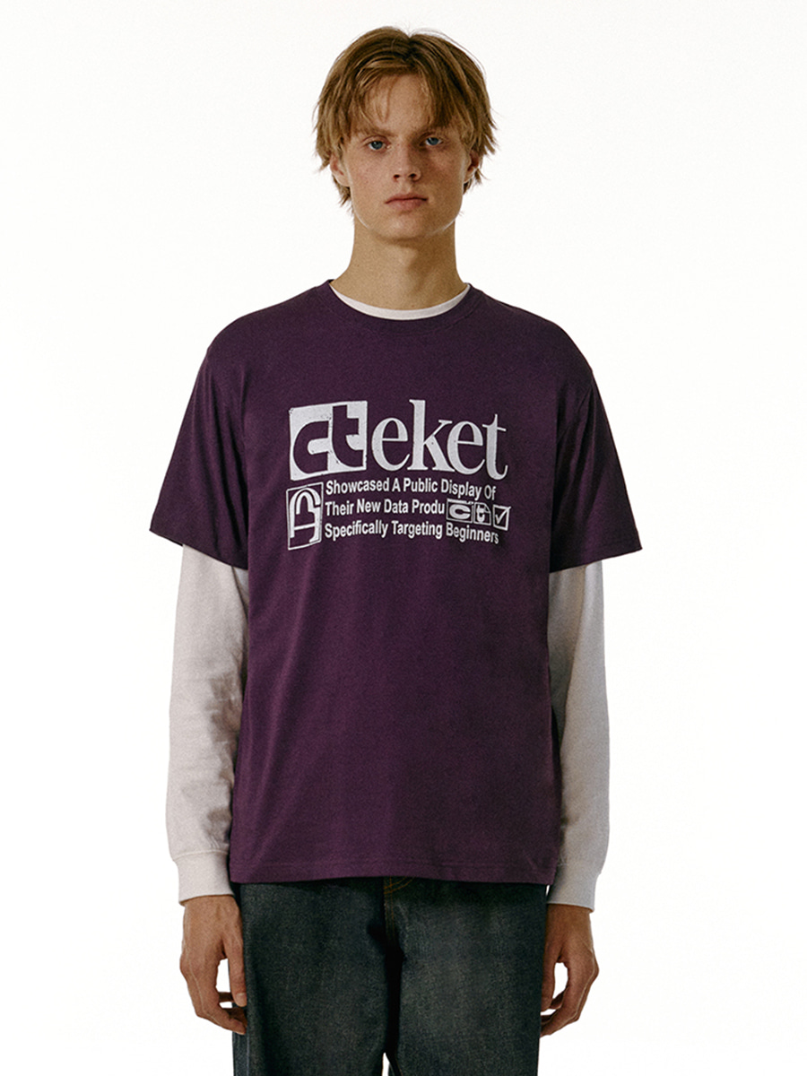 Plan Tee Purple - teket Plan Tee Purple - teket