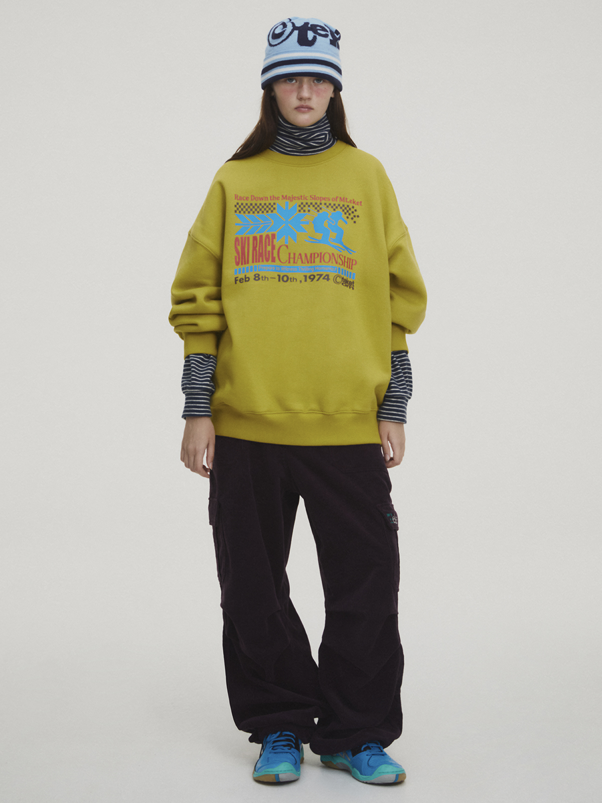 teket☆Championship Sweatshirt Championship Sweatshirt Mustard - teket