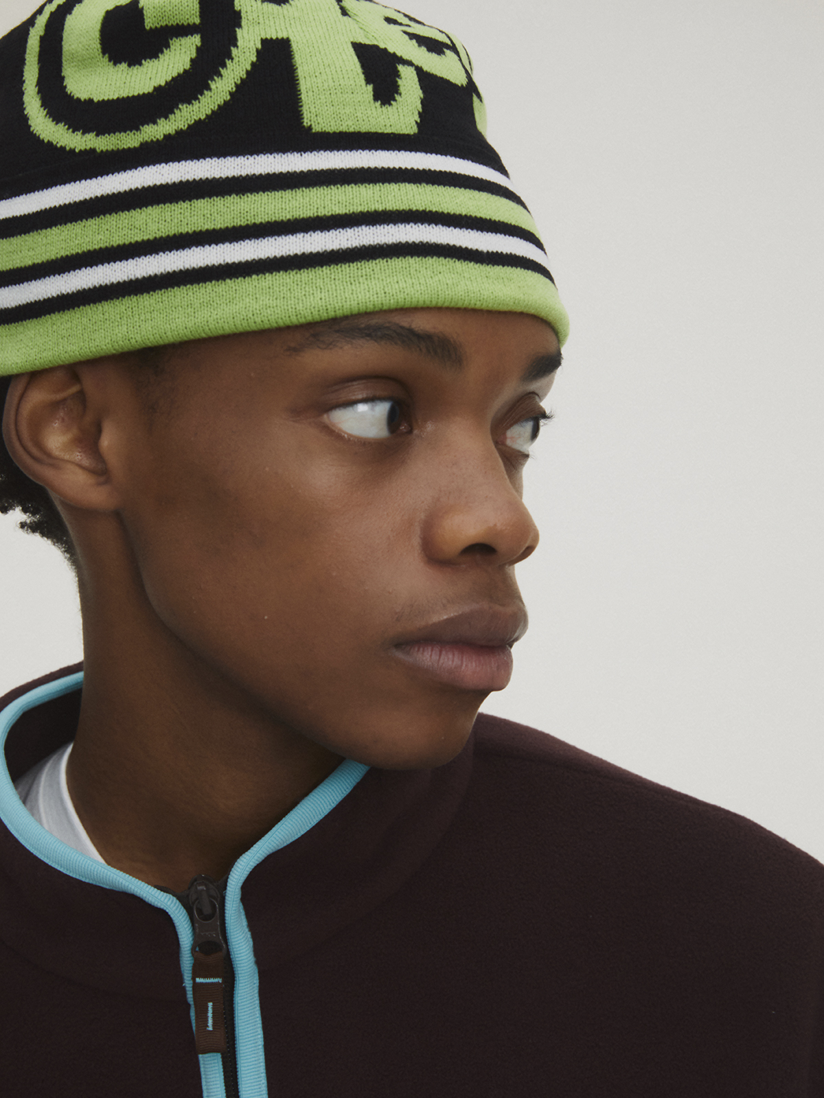 Slope Beanie Black - teket