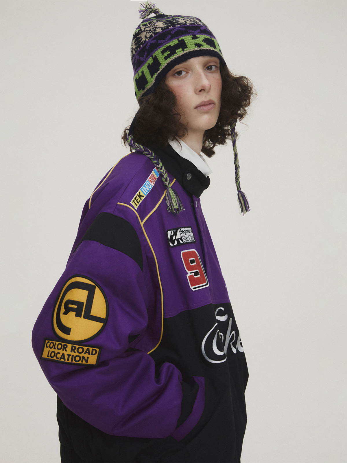 Punching Racing Jacket Purple - teket