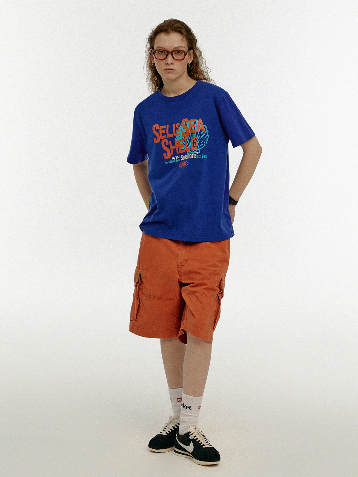 [teket] / ☆ 24SS Sea Tee / Blue / UNISEX Sea Tee Blue - teket