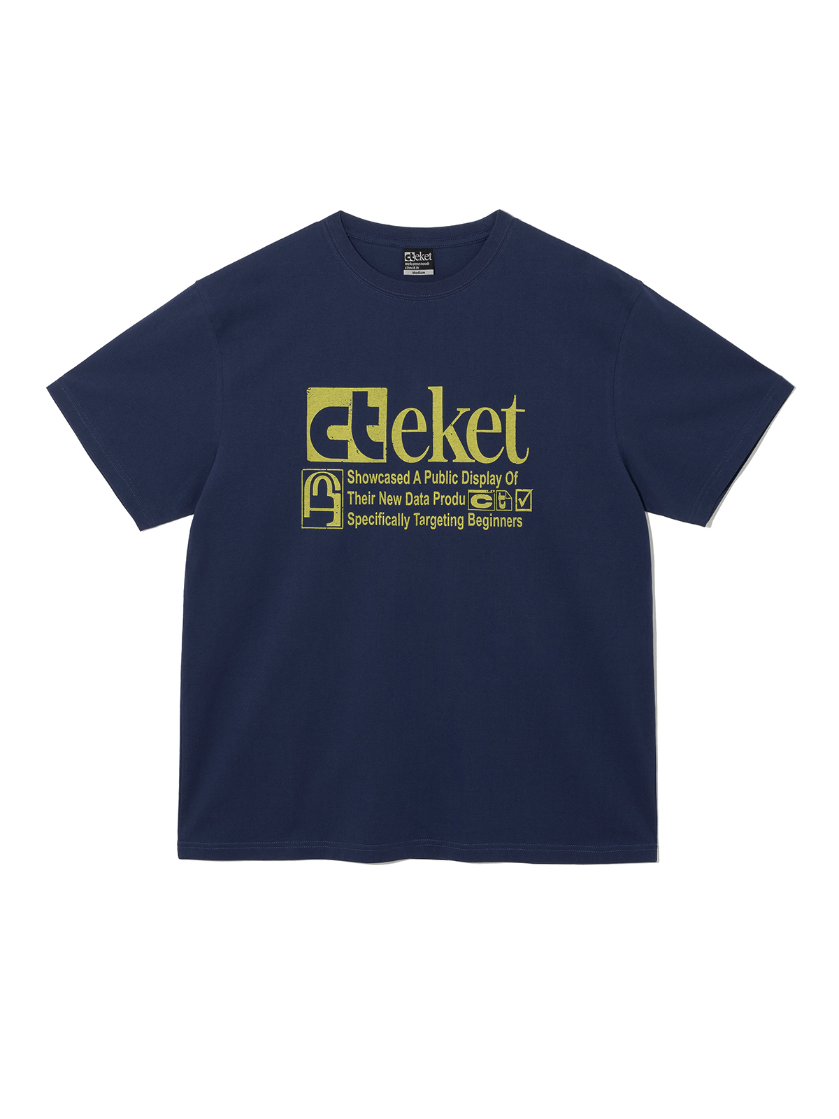 Plan Tee Navy - teket
