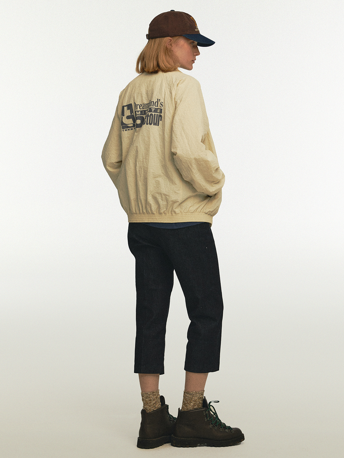 Minute Wind Jacket Cream - teket