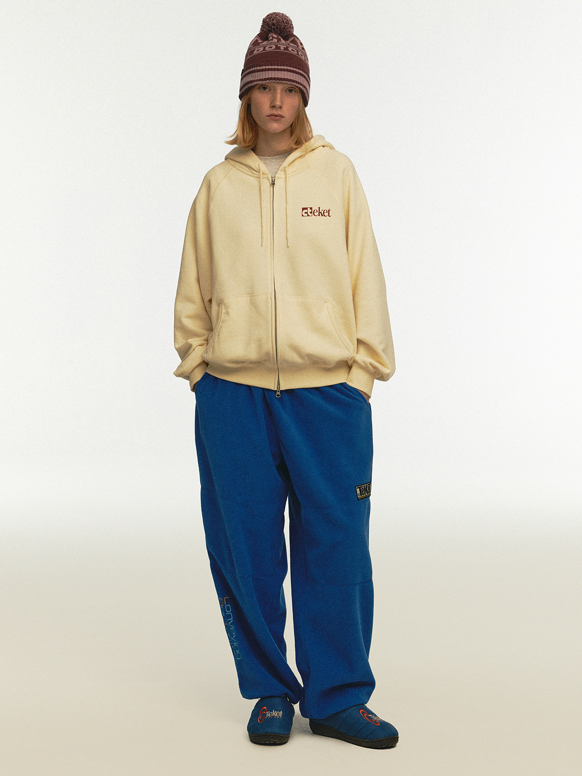 お歳暮･冬ギフト2024｜ギフト・贈り物はセブン Plan Zip-Up teket - Cream Hoodie トップス