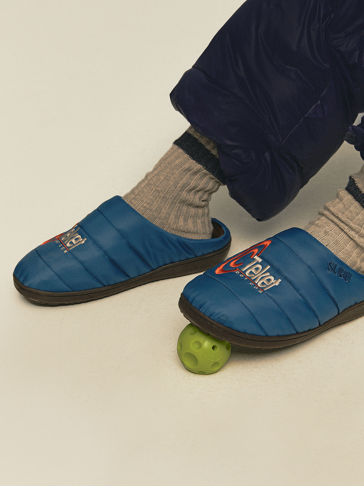【teket】24fw TEKET X SUBU Down Sandal TEKET X SUBU Down Sandal Blue - teket