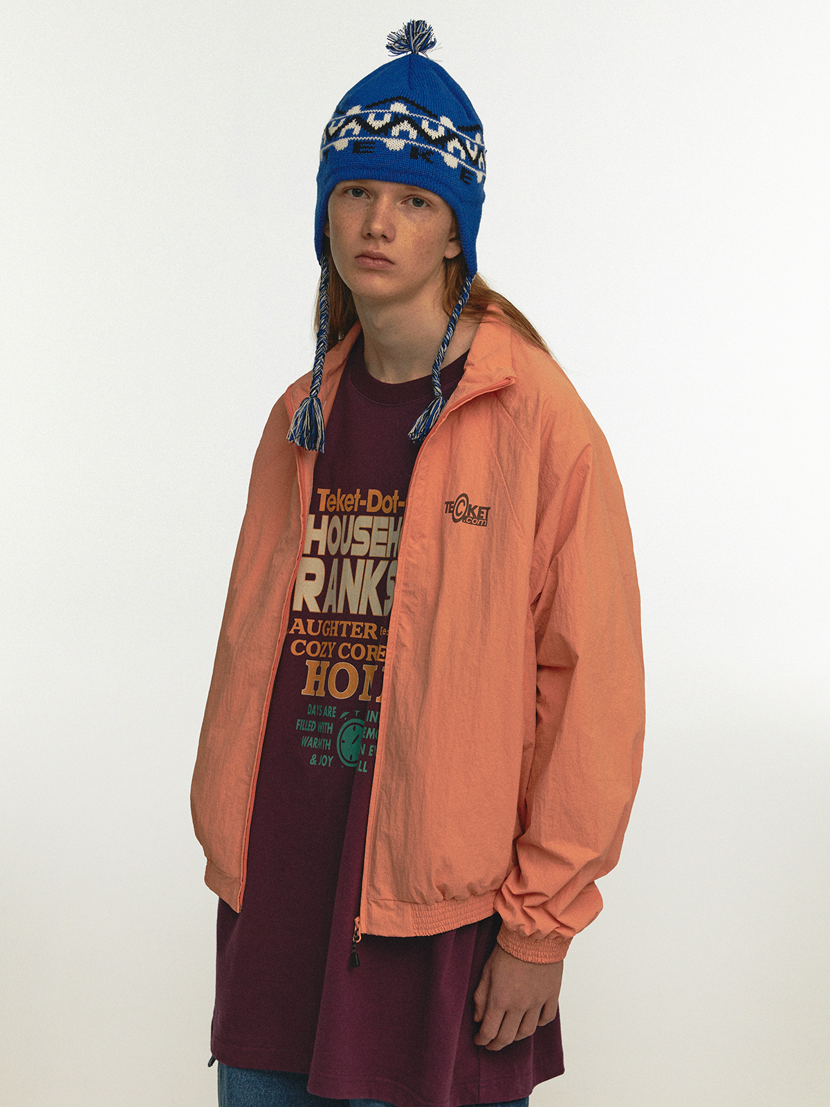 [TEKET] / ☆ 24FW Together Beanie / Blue 1200W-60476-TRoySlvr-0-