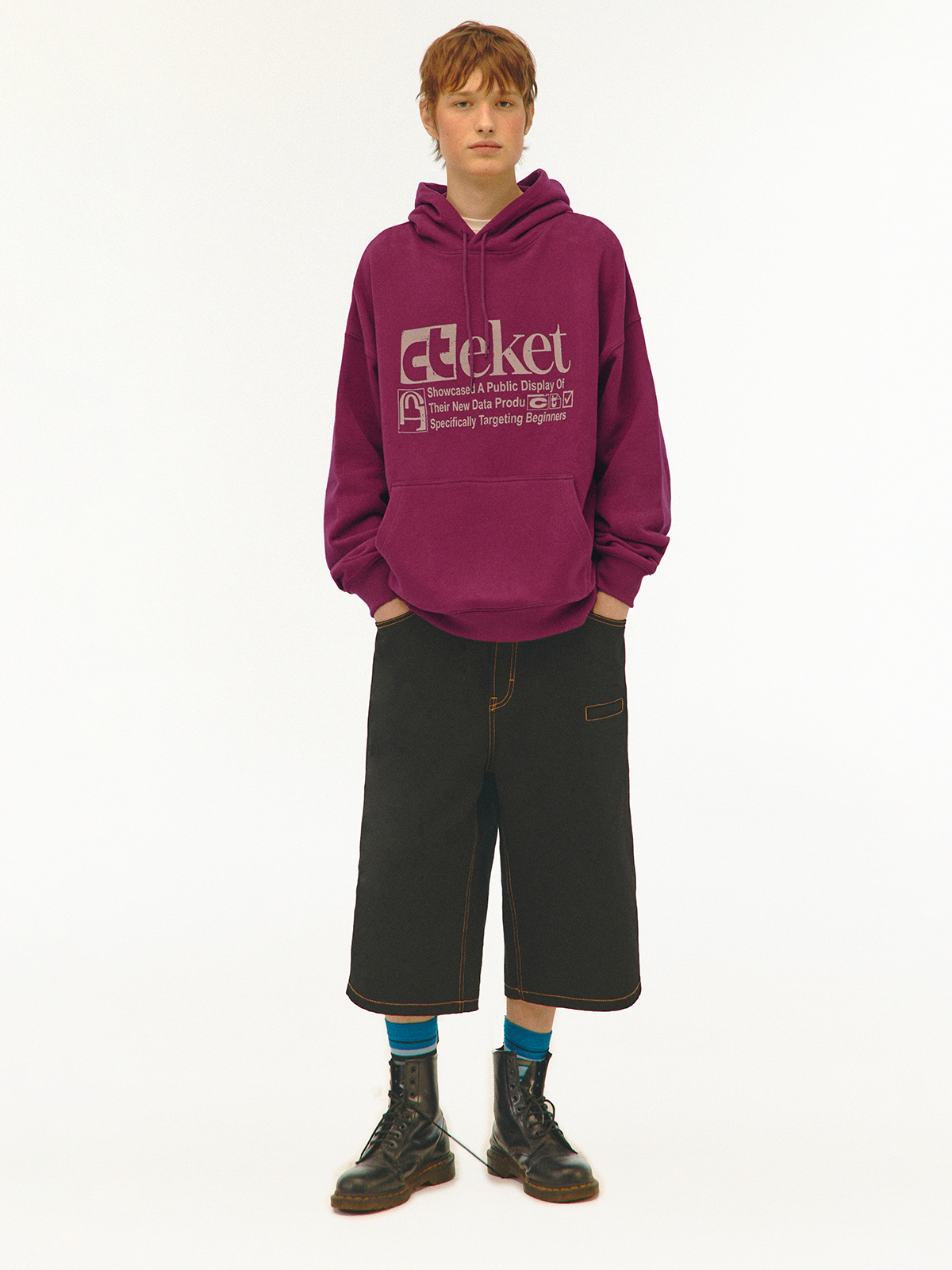 [teket] / ☆ 25SS Plan Hoodie / Magenta Plan Hoodie Magenta - teket
