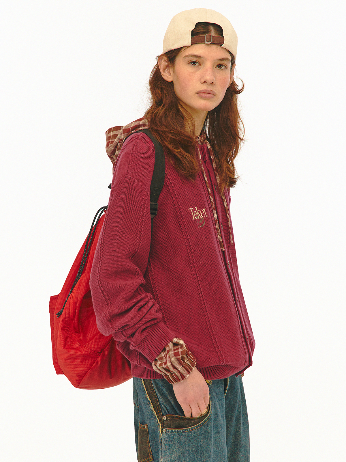 Happen Backpack Red - teket