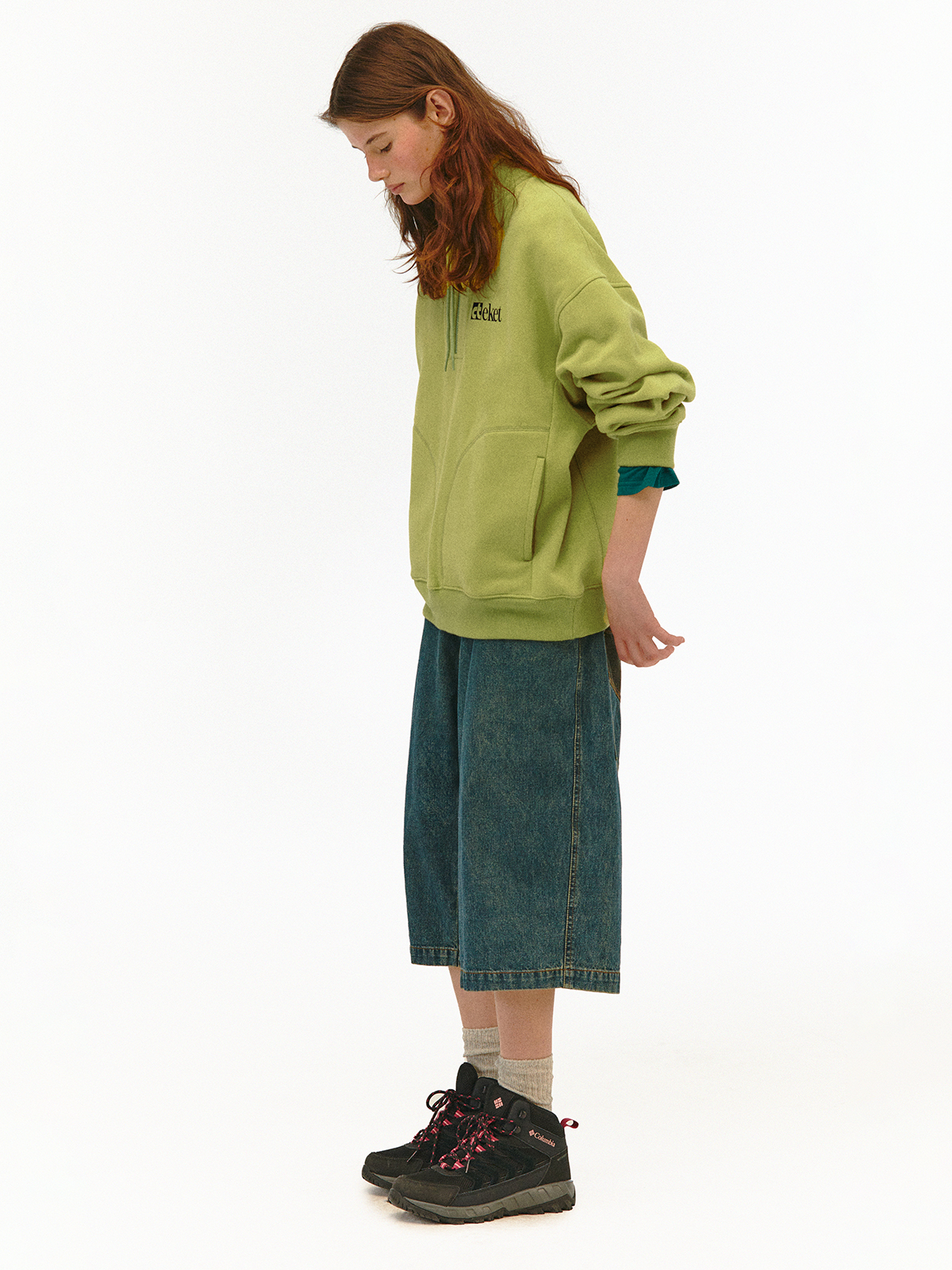 [teket] / ☆ 25SS Plan Half Zip-Up Sweatshirt / Light Green Plan Half Zip-Up Sweatshirt Light Green - teket