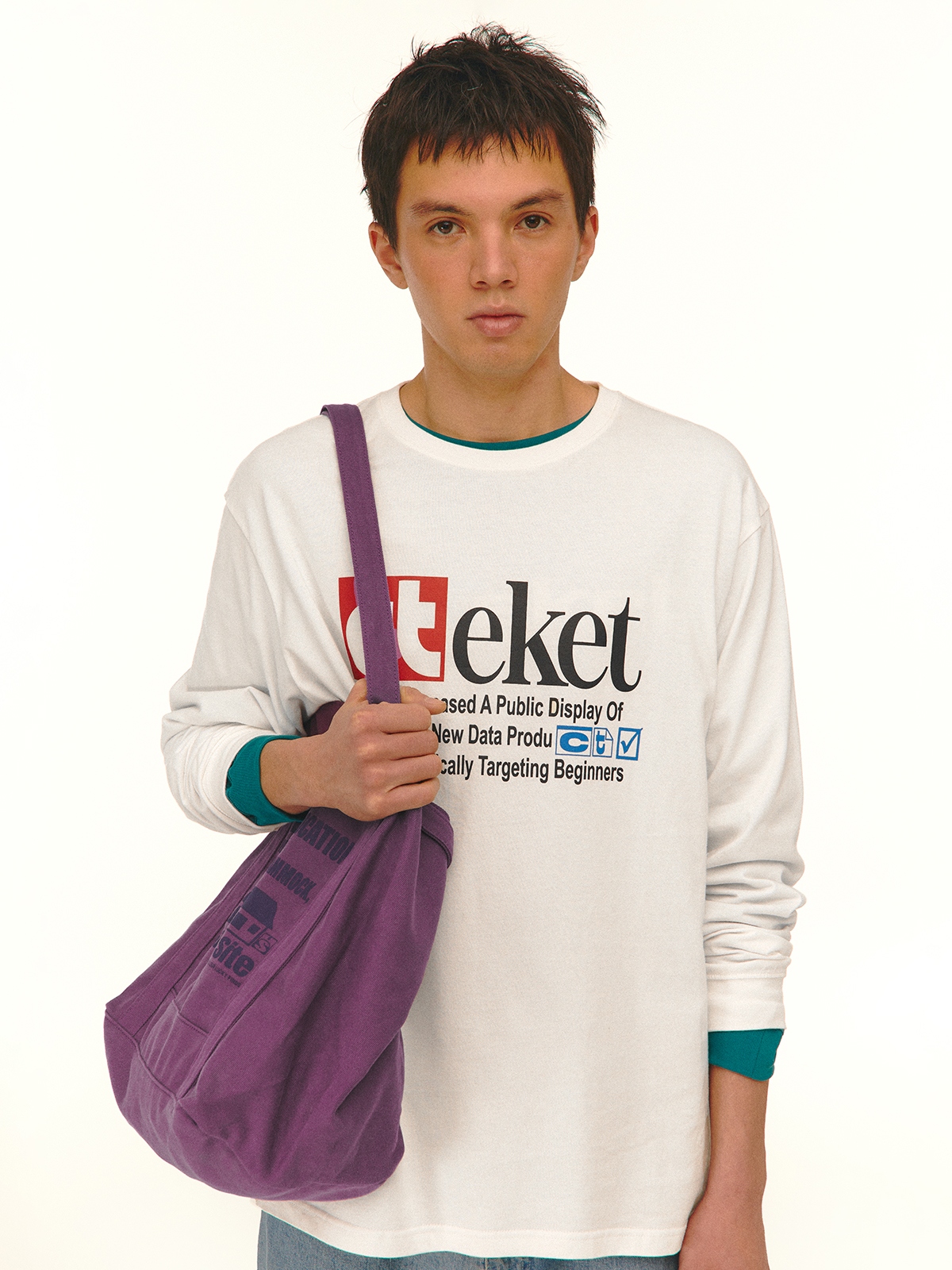 Tシャツ・カットソー teket Plan L/S Tee 5JH1178 TEKET】Plan L/S Tee (teket/Tシャツ・カットソー) 99735962