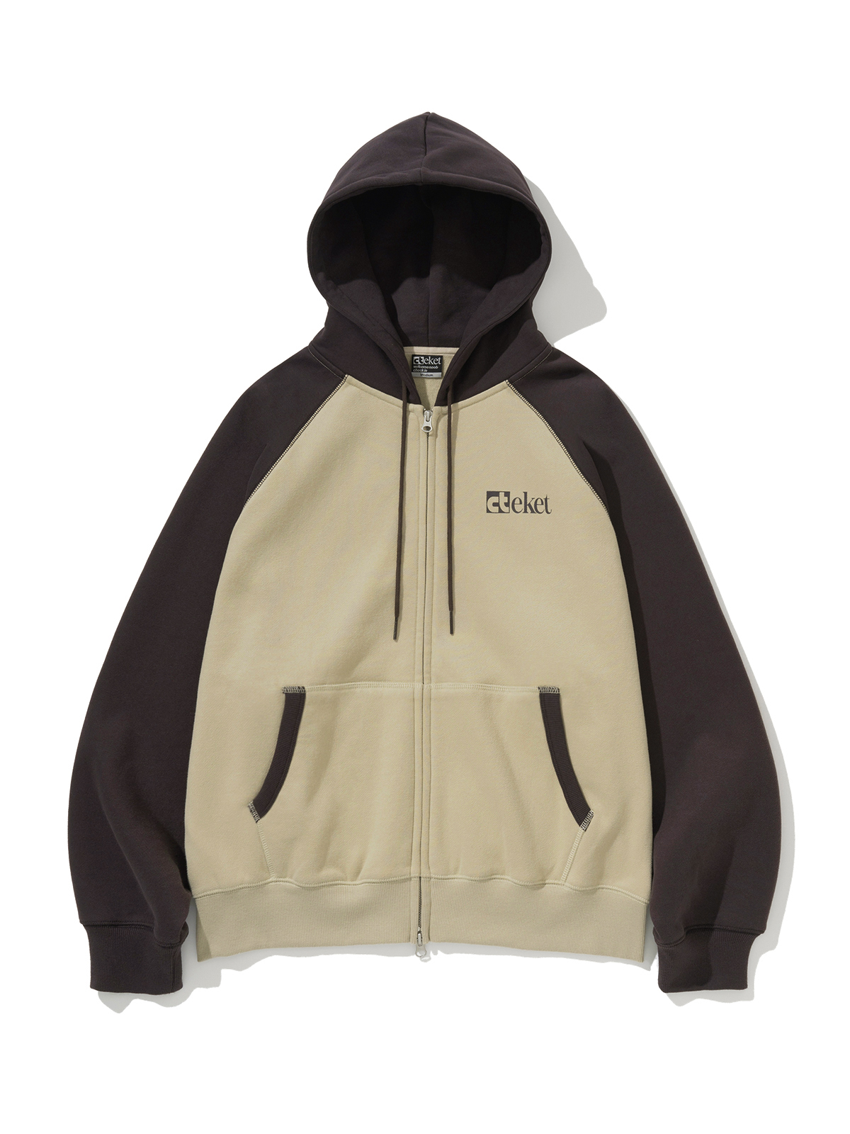 [teket] / ☆ 25SS Plan Zip-Up Hoodie / Beige Plan Zip-Up Hoodie Beige - teket
