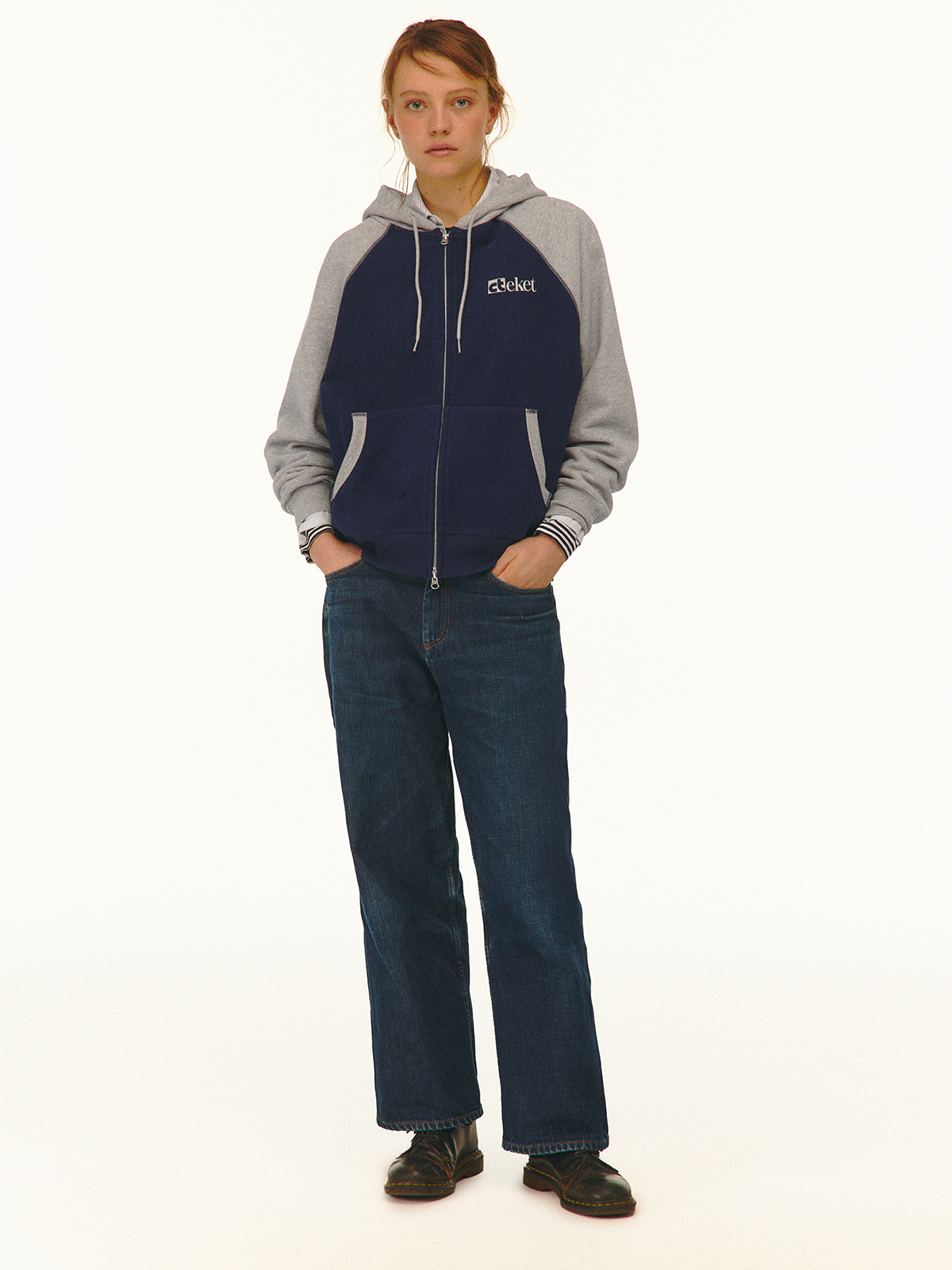 [teket] Plan Zip-Up Hoodie ★大人気★ Plan Zip-Up Hoodie Cream - teket