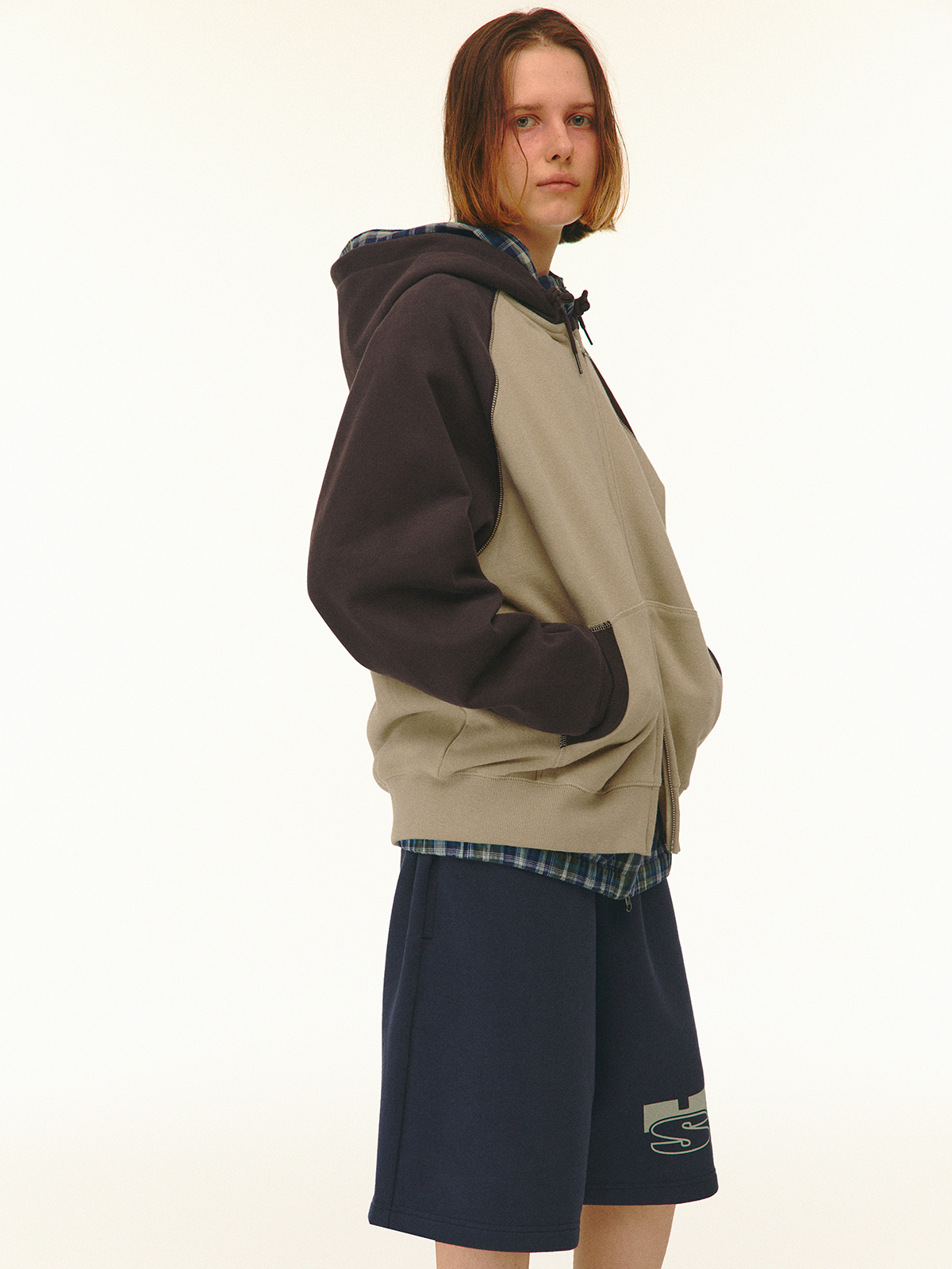 [teket] / ☆ 25SS Plan Zip-Up Hoodie / Beige Plan Zip-Up Hoodie Beige - teket