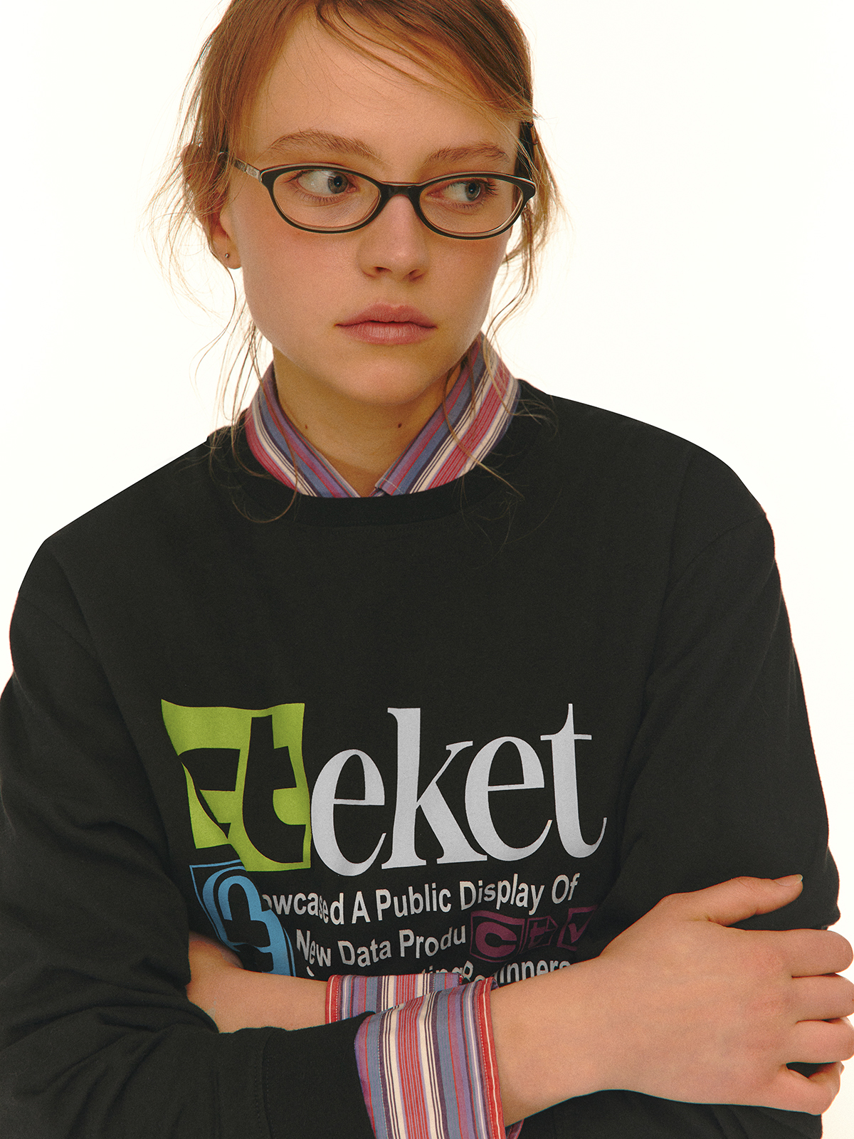 [teket] Plan L/S Tee ★4COLOR★ Plan L/S Tee White - teket