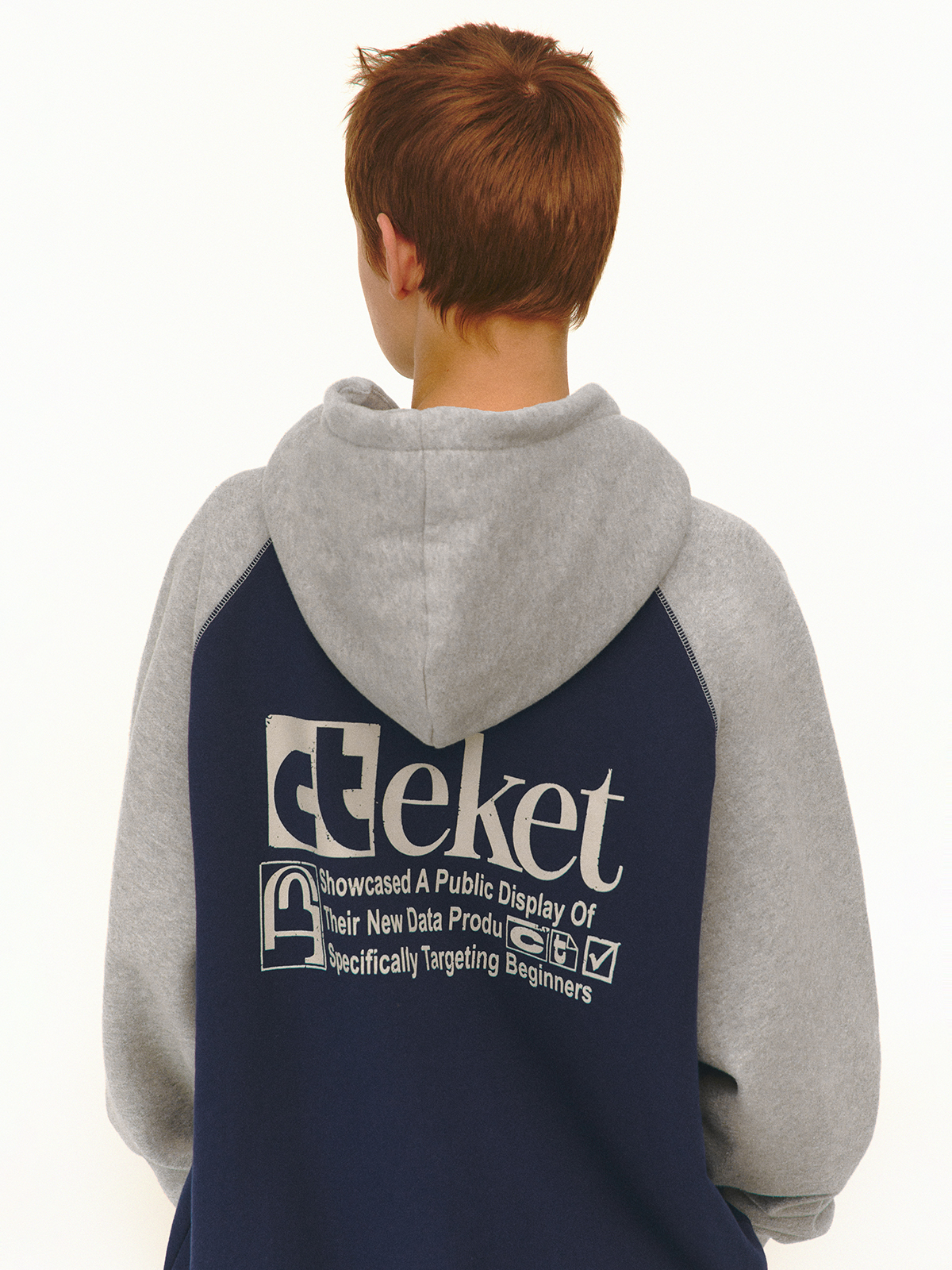 格安販売の Plan teket - Navy Hoodie Zip-Up トップス