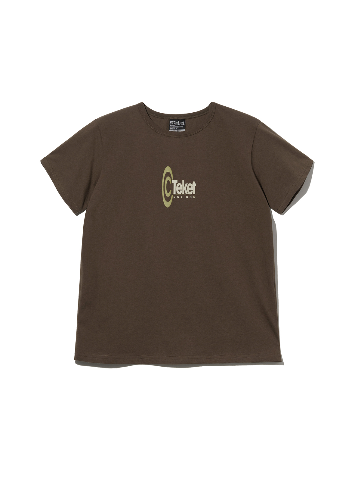 [teket] / ☆ 25SS Symbol Women Tee / Brown Symbol Women Tee Brown - teket