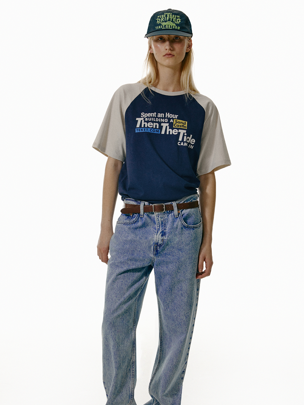 [teket] TTT Raglan Tee ★大人気★ TTT Raglan Tee Navy - teket
