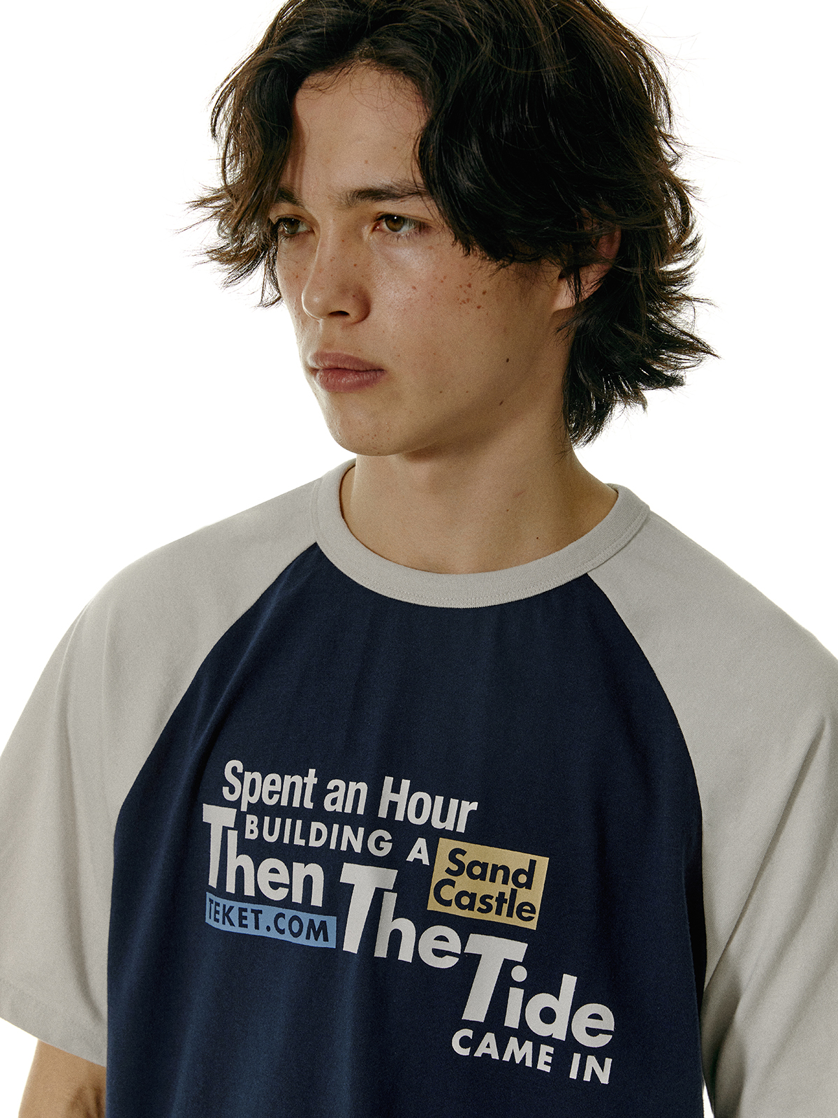 [teket] TTT Raglan Tee ★大人気★ TTT Raglan Tee Navy - teket