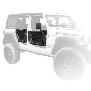 Body Armor Gen III Front &amp; Rear Trail Doors w/ 4x4 Mirror Set