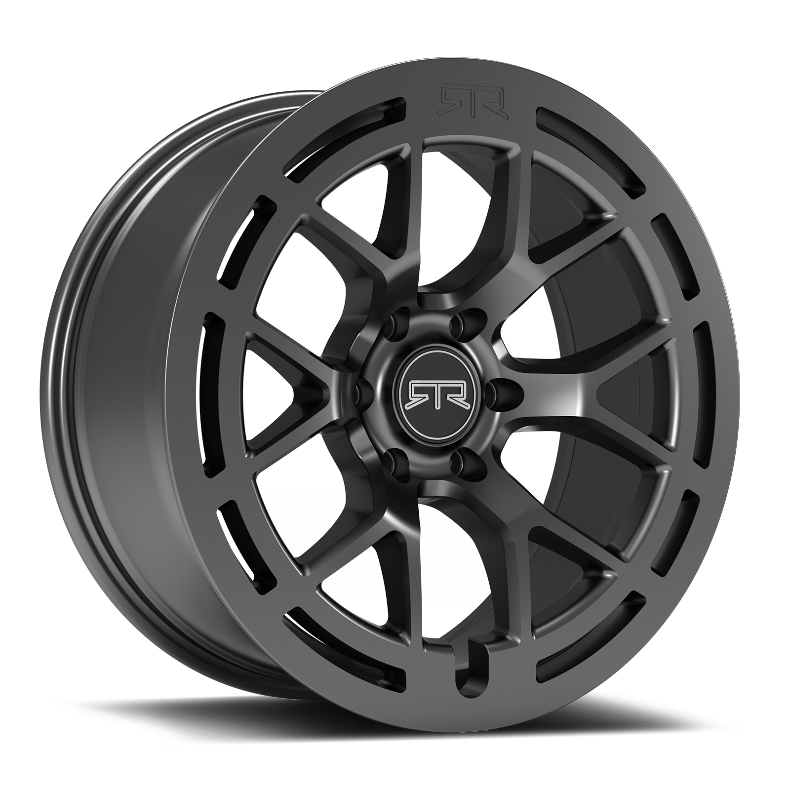 RTR Tech 6 Wheel - 블랙/차콜 6x139.7 (19-22 Ranger / 21+ Bronco)