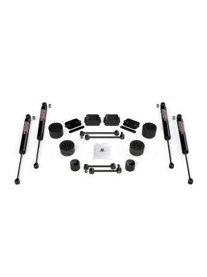 TeraFlex JL 2dr Rubicon: 2.5 in. Performance Spacer Lift Kit &amp; 9550 VSS Twin-Tube Shocks