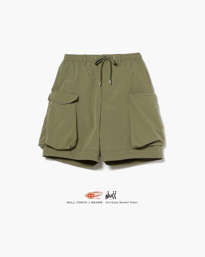 Outside Big Pocket Pants by Null TK X BE..AMS - 3color