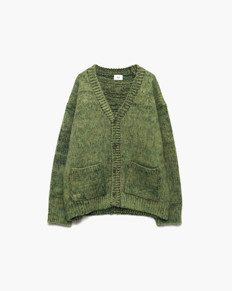 69 ▶ 49 Brush Cardigan - Green