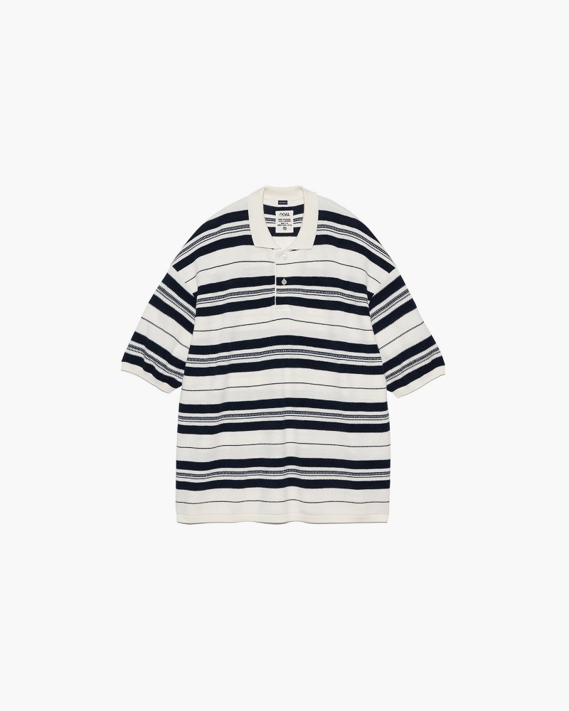 NNMC Stripe Polo Knit