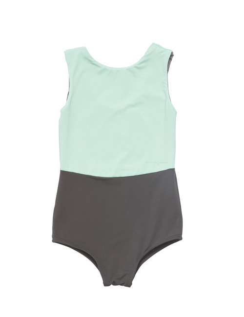 Block swimsuit-Mint