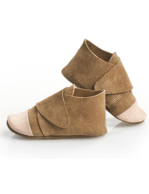 CAMEL/PINK DESI DUO SHOES