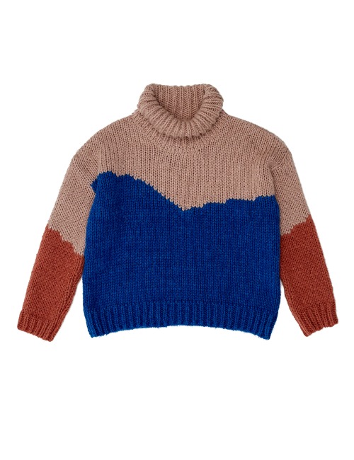 COLOR BLOCK SWEATER(6Y)