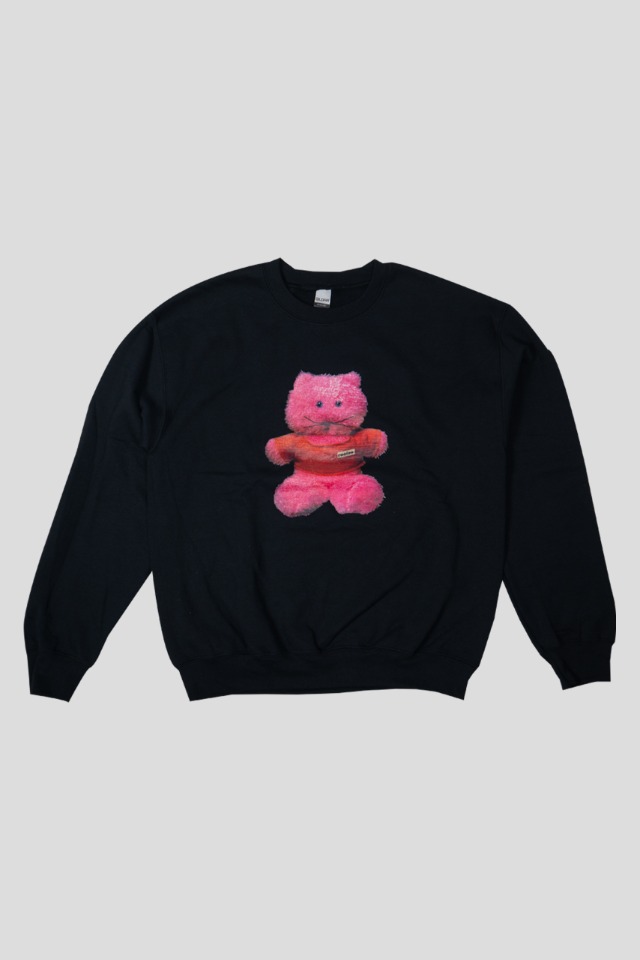 Hippie cat sweatshirts (black)