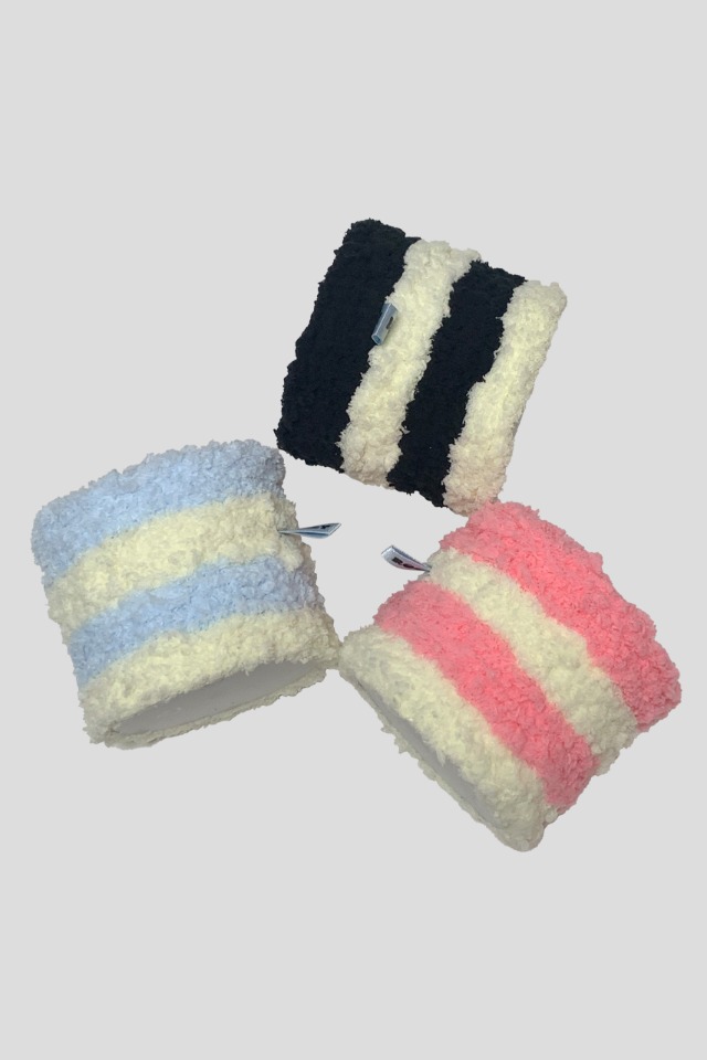 Fuzzy Pot Stripe (Sky blue)