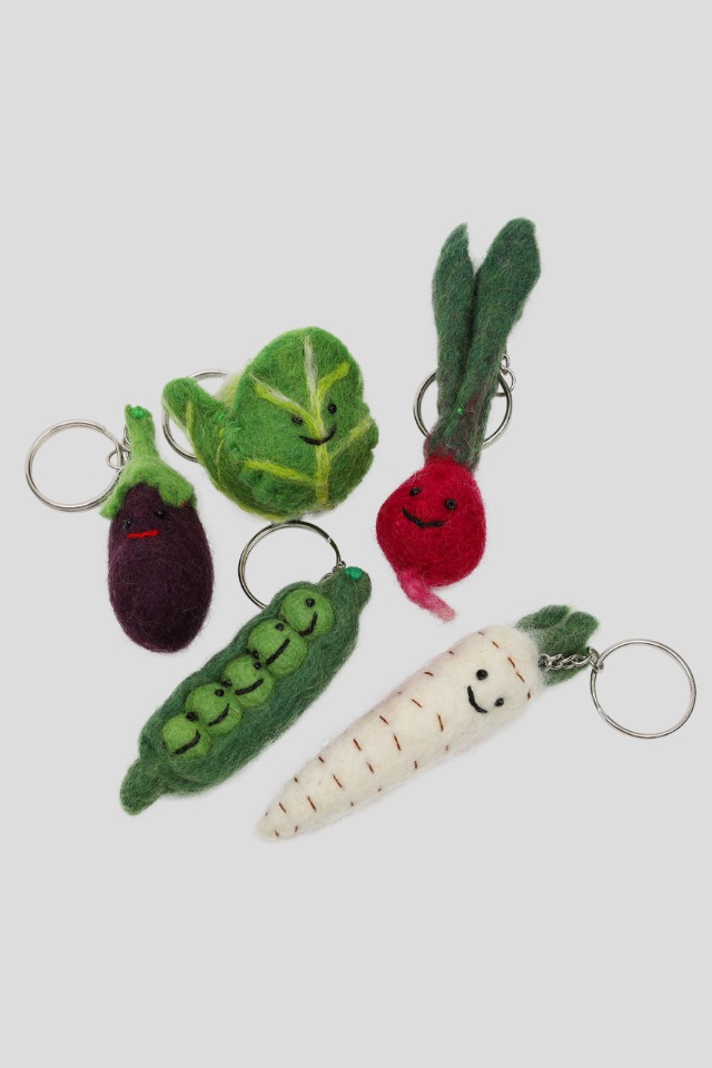 I Like Veggies Key Ring