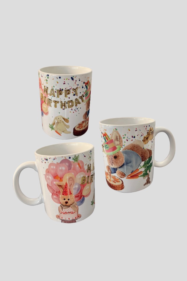 Rabbit&#039;s Birthday Mug (Color Fanfare)