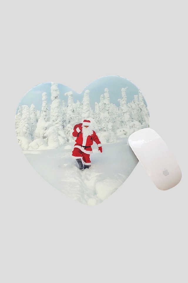 Working Santa mousepad