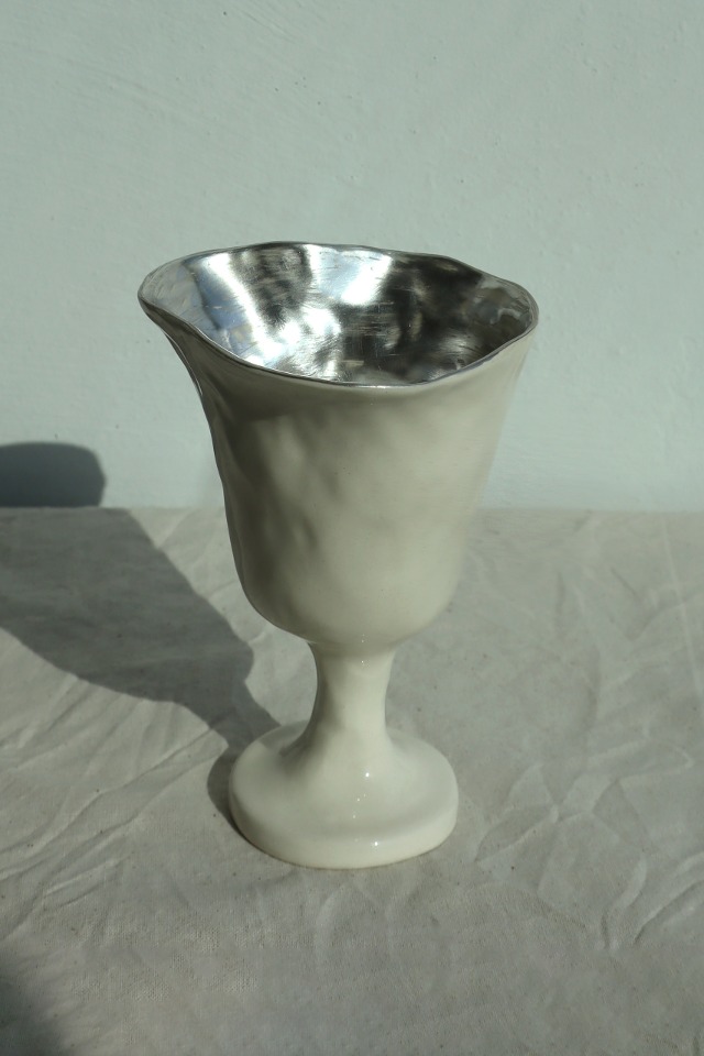 Calla goblet silver