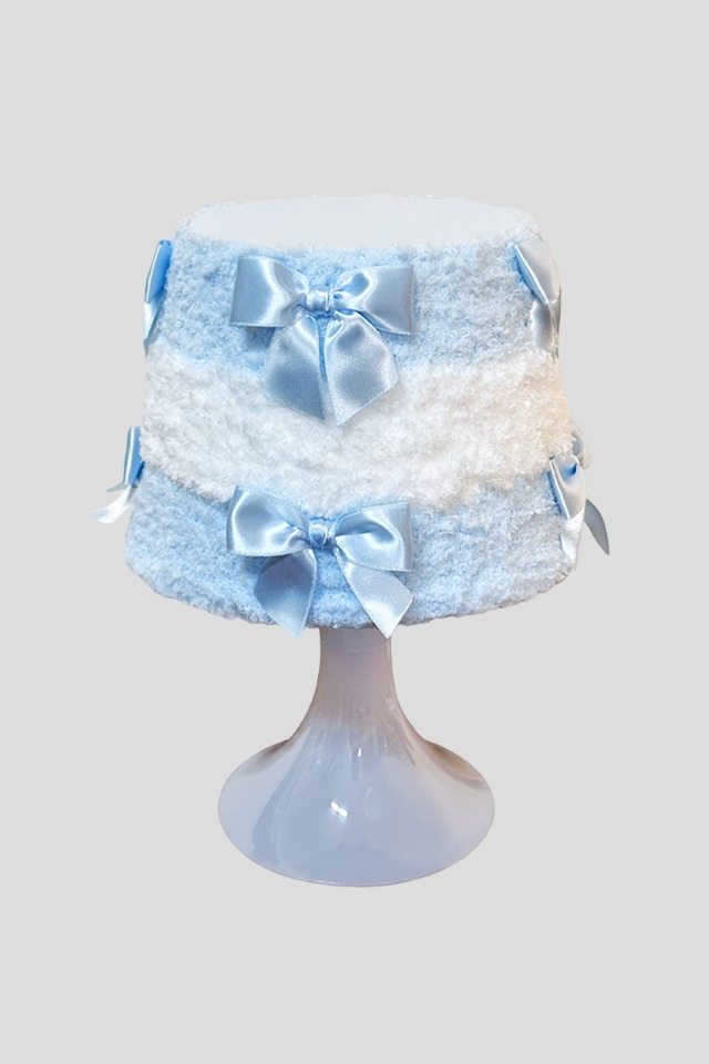 Fuzzy lamp_ Ribbon_Sky blue (Sky blue)