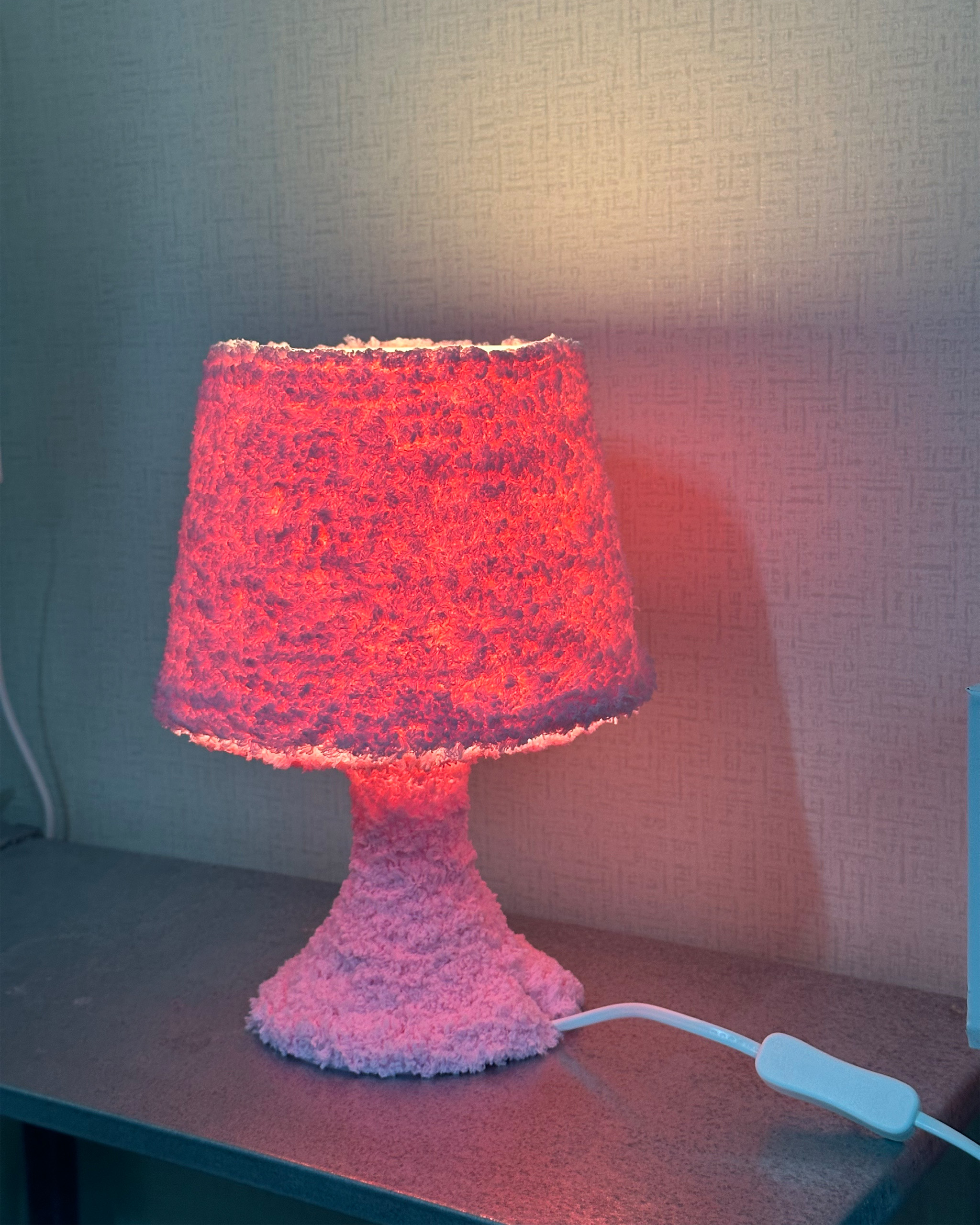 Fluffy lamp hotsell