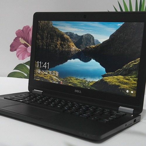 [IT리퍼비시/심플한영문키보드/한글스티커제공] DELL E7270/울트라북/인텔 I7-6600U/12.5인치 HD LED/16G/SSD 512G/인텔그래픽/WIN10/즉시사용OK