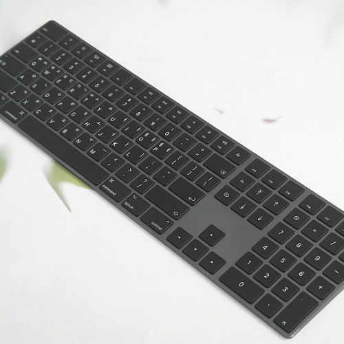 [IT리퍼비시/블랙] 애플무선 넘버릭매직키보드 A1843/Magic Keyboard with Numeric Keypad/블루투스/작은공간활용/알루미늄/맥지원/즉시사용OK